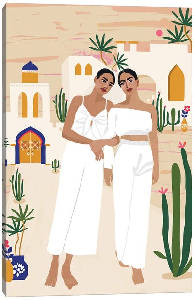 Grow together kinda love Canvas Art Print - LGBTQ+ Art