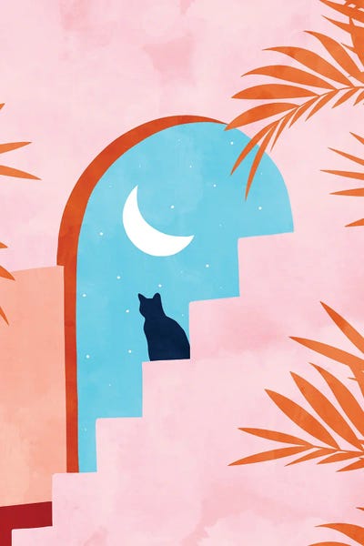 Catrospection by 83 Oranges metal wall art