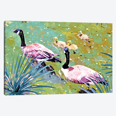 Be like ducks in a pond Canvas Print #UMA1530} by 83 Oranges Art Print