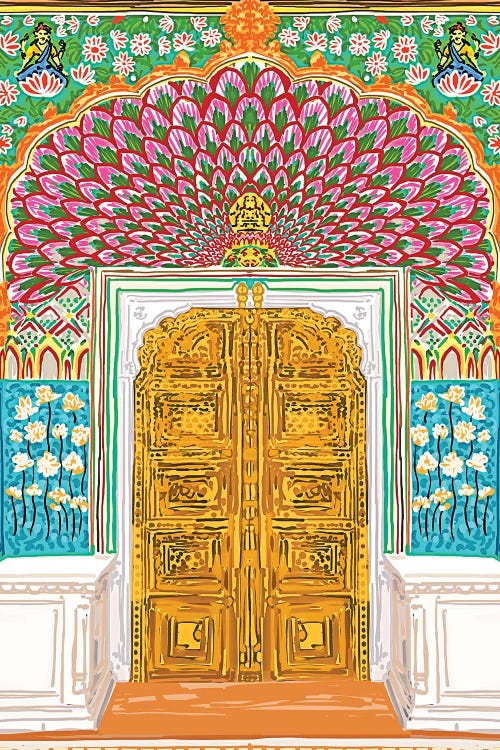 Jaipur Palace Front Entrance Door