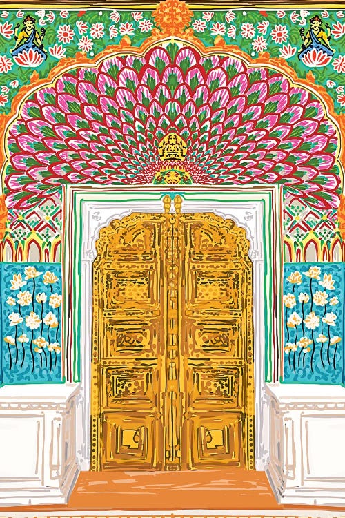 Jaipur Palace Front Entrance Door