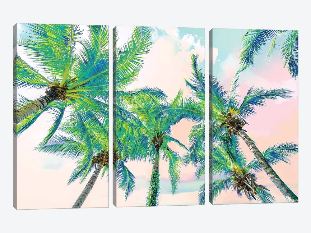 Dreamy Palms by 83 Oranges 3-piece Canvas Art