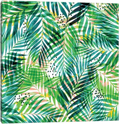 Jungle Palm Canvas Art Print - 83 Oranges