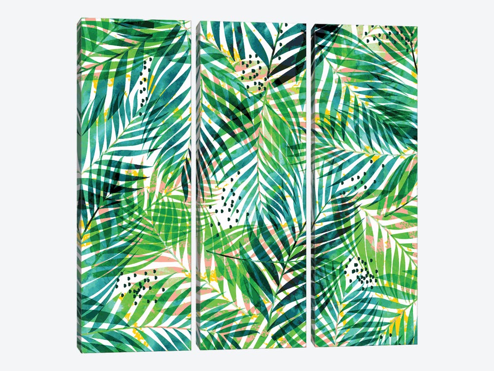 Jungle Palm by 83 Oranges 3-piece Canvas Art Print