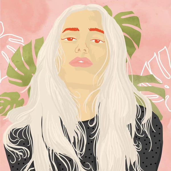 Monsteras: Tropical Fashionista by 83 Oranges