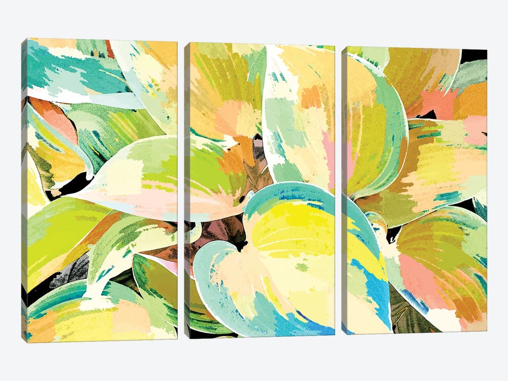 Tropical Leaves by 83 Oranges 3-piece Canvas Art Print