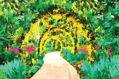 Beginning Of Something Beautiful by 83 Oranges framed canvas print