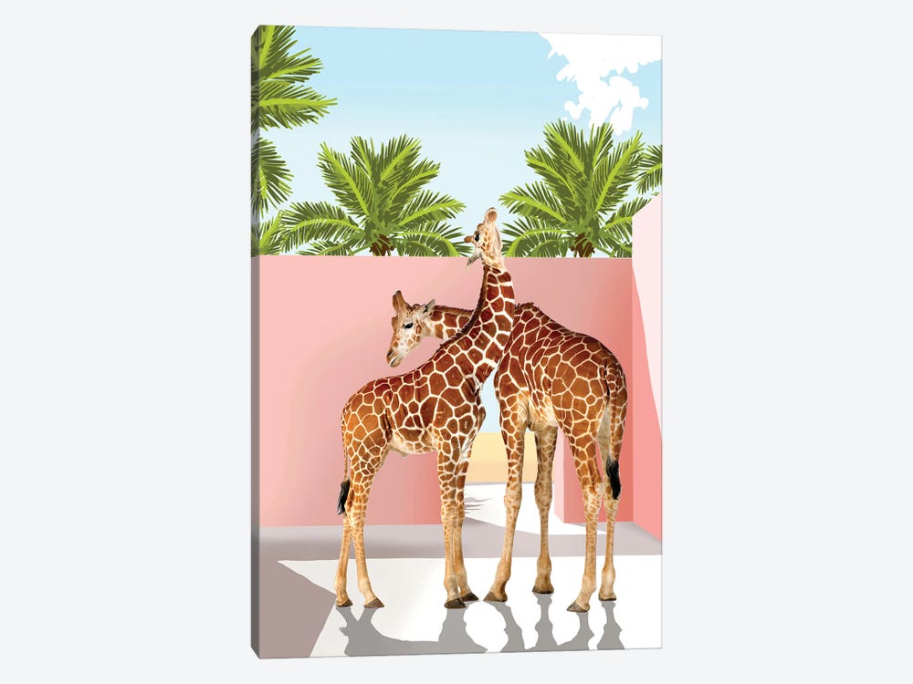 Giraffe Villa by 83 Oranges 1-piece Art Print