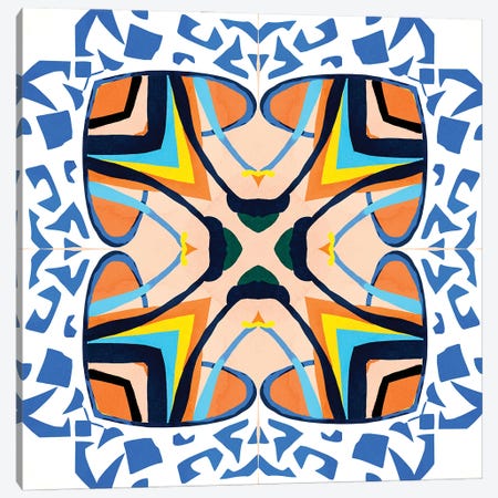 Mediterranean Tile Canvas Print #UMA1607} by 83 Oranges Canvas Wall Art
