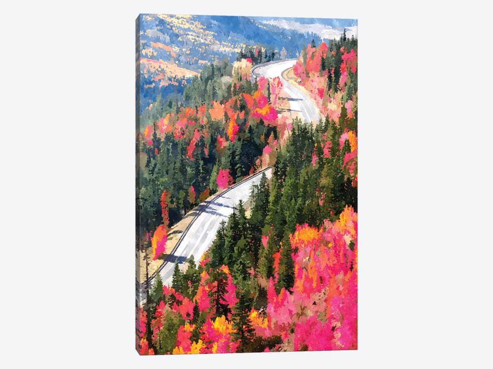 Valley Of Pink Trees by 83 Oranges 1-piece Canvas Art Print