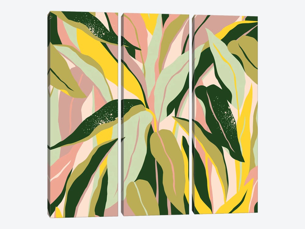 Tropical Houseplant by 83 Oranges 3-piece Canvas Wall Art