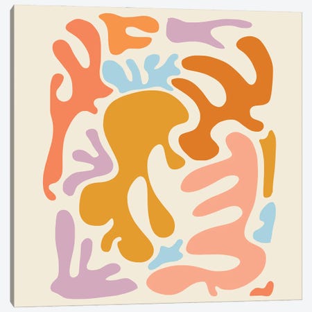 Coral Reef Matisse Edition Canvas Print #UMA1644} by 83 Oranges Canvas Art