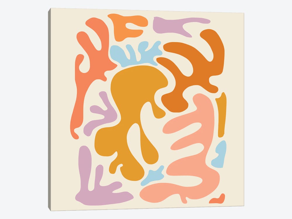 Coral Reef Matisse Edition by 83 Oranges 1-piece Canvas Artwork
