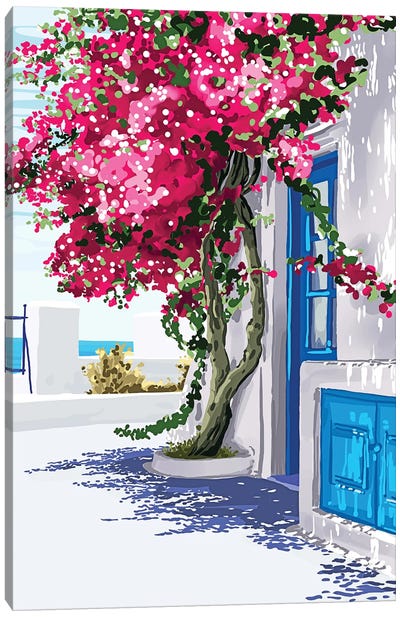 Better Days Are On Their Way Canvas Art Print - Greece Art