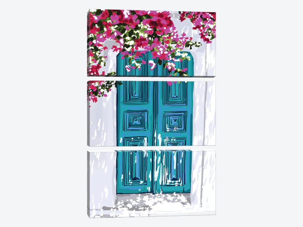 Another Santorini Home by 83 Oranges 3-piece Art Print