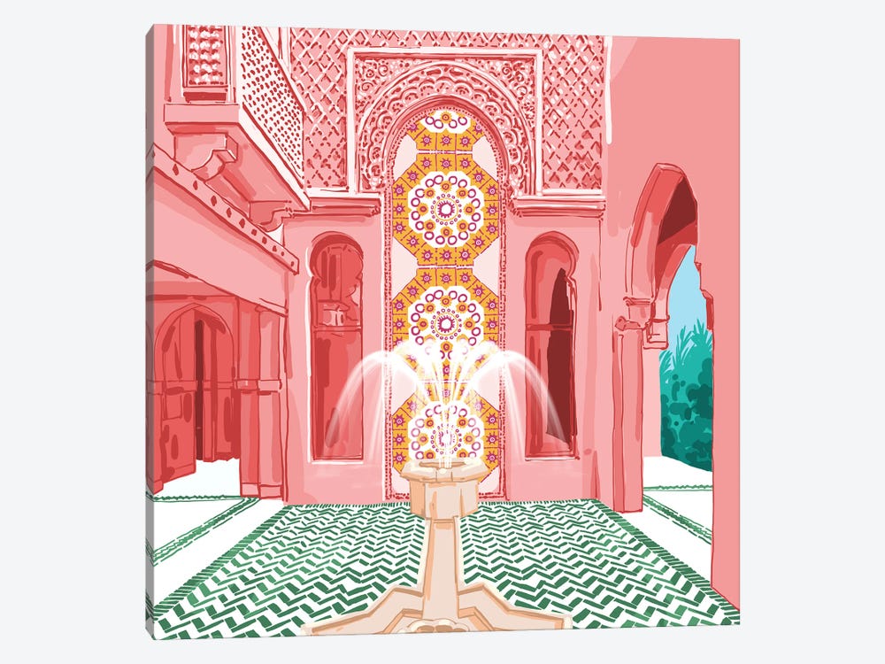 The Blush Palace by 83 Oranges 1-piece Canvas Wall Art