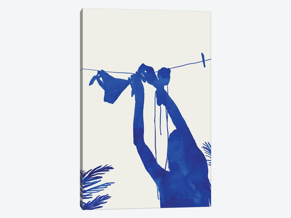 Blue Nude Vacay Matisse by 83 Oranges 1-piece Canvas Art Print