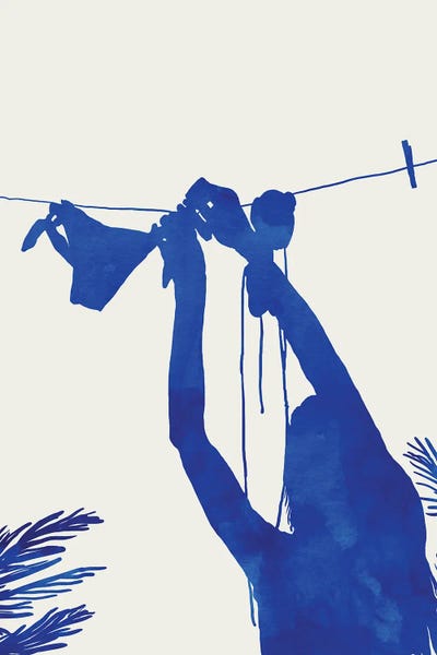 Fine Art Print: Blue Nude Vacay Matisse by 83 Oranges