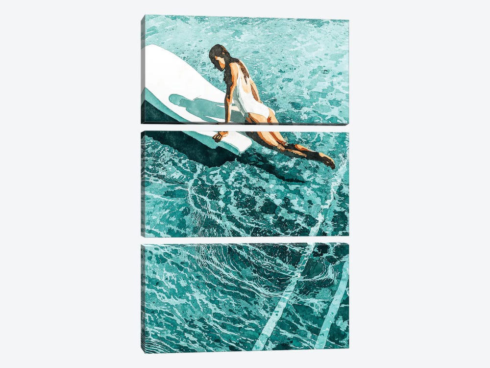 Pool Day by 83 Oranges 3-piece Canvas Art