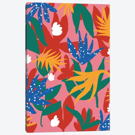 Blush In The Jungle Canvas Print #UMA1700} by 83 Oranges Canvas Artwork