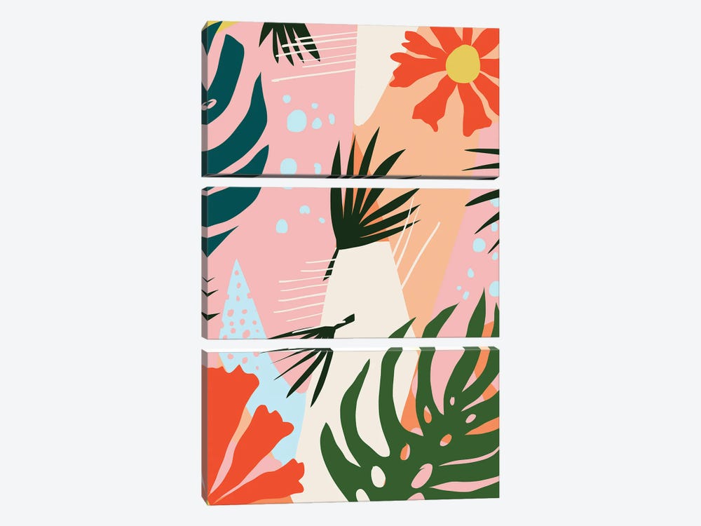 Tropical Plants by 83 Oranges 3-piece Canvas Wall Art