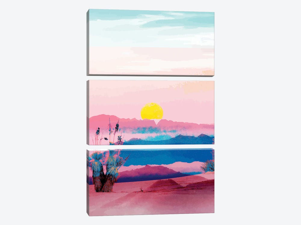 Liquid Sunsets by 83 Oranges 3-piece Canvas Print
