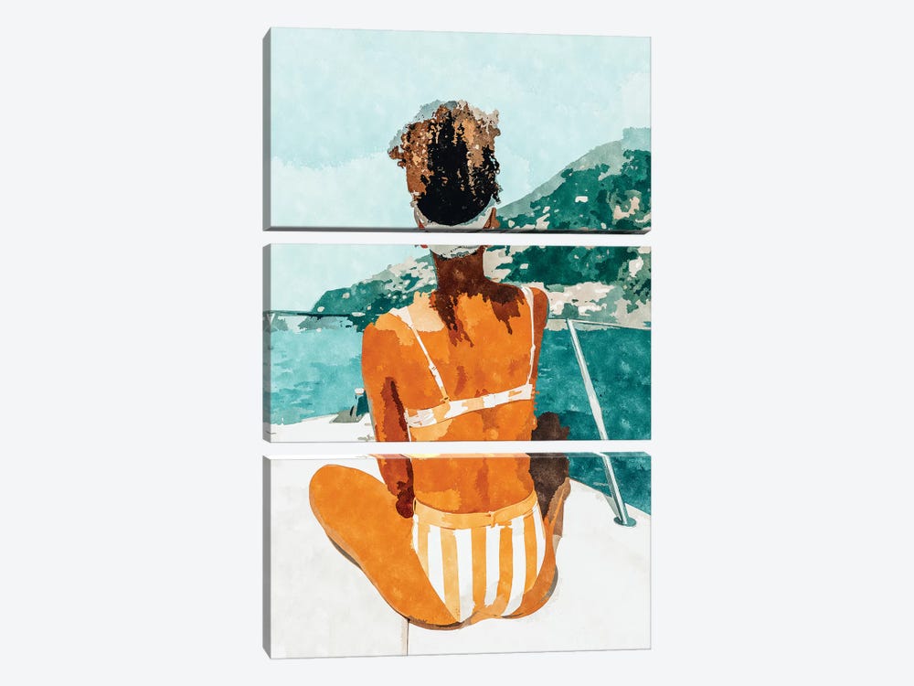 Solo Traveler by 83 Oranges 3-piece Canvas Art Print