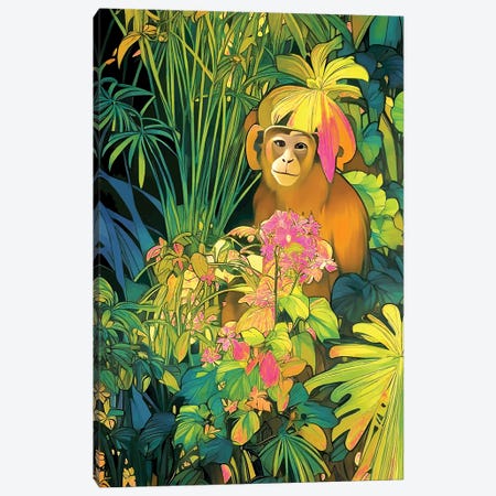 Daydreamer, Coming Of Age Monkey Canvas Print #UMA1759} by 83 Oranges Art Print