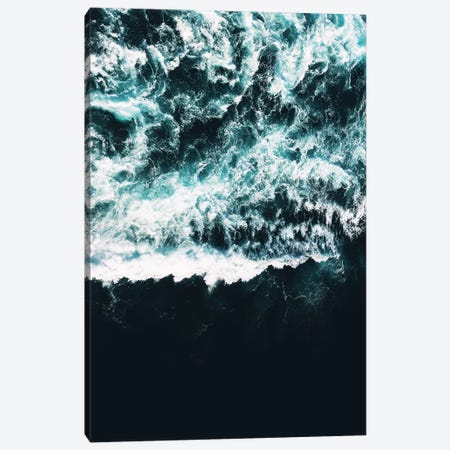 Oceanholic, Sea Waves Dark Photography Canvas Print #UMA1778} by 83 Oranges Canvas Print