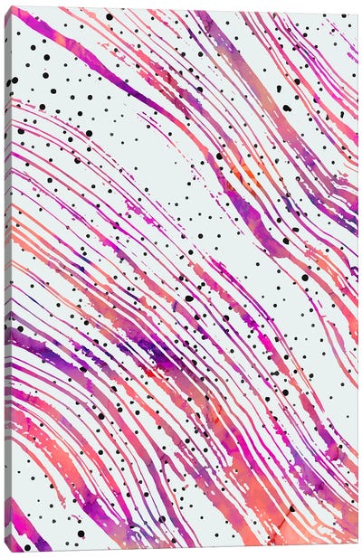 The Rising Form II Canvas Art Print - Stripe Patterns