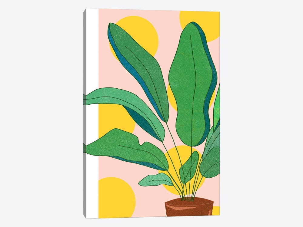 Pastel Plants Love by 83 Oranges 1-piece Canvas Print