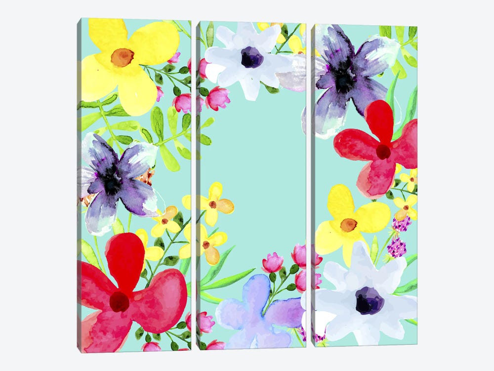 Floral Harmony by 83 Oranges 3-piece Art Print