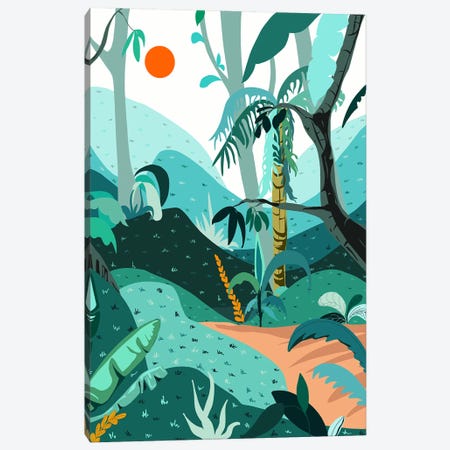 Jungle Paradise Canvas Print #UMA1957} by 83 Oranges Canvas Wall Art