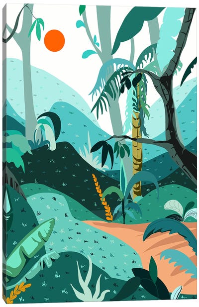 Jungle Paradise Canvas Art Print - Jungles