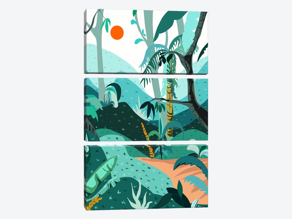 Jungle Paradise by 83 Oranges 3-piece Canvas Art