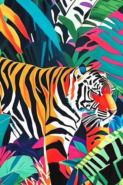 Jungles: The Tigress, Fearless Wild Animal by 83 Oranges
