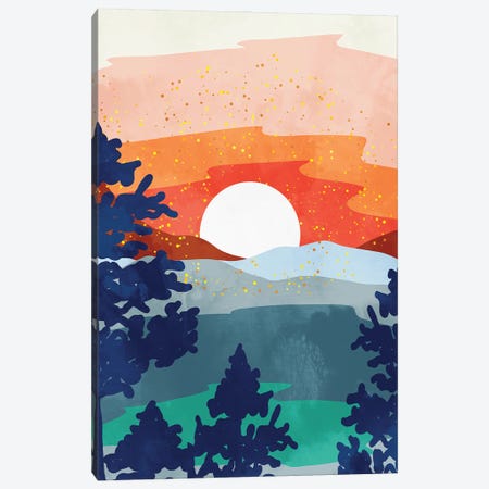 A Magical Sunset Canvas Print #UMA1989} by 83 Oranges Canvas Artwork