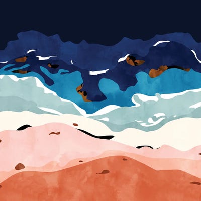 Ocean Heart by 83 Oranges canvas print