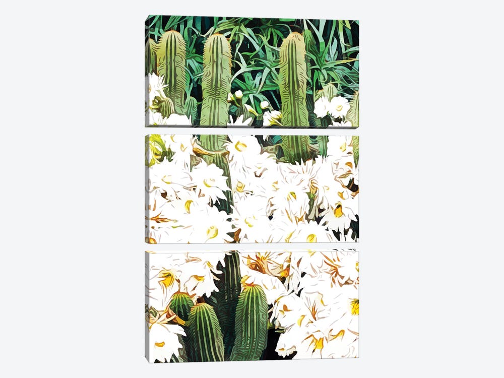 Cactus & Bloom by 83 Oranges 3-piece Canvas Art Print