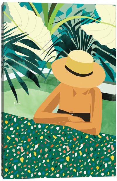 Chill Canvas Art Print - Swimming Pool Art