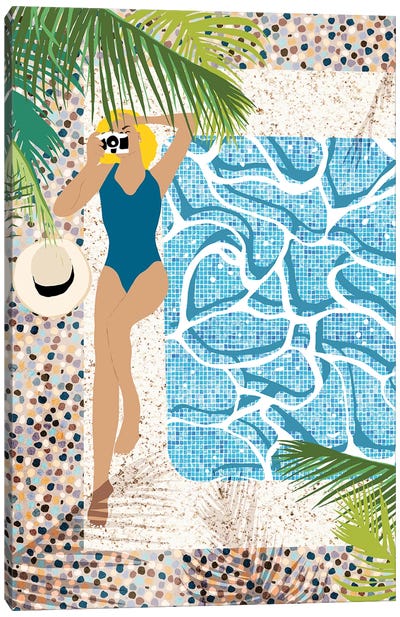 Click Canvas Art Print - Swimming Pool Art