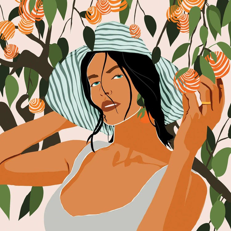 The Orange Grove by 83 Oranges wall art