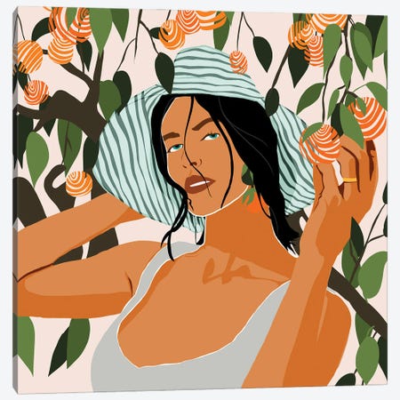 The Orange Grove Canvas Print #UMA2022} by 83 Oranges Canvas Print