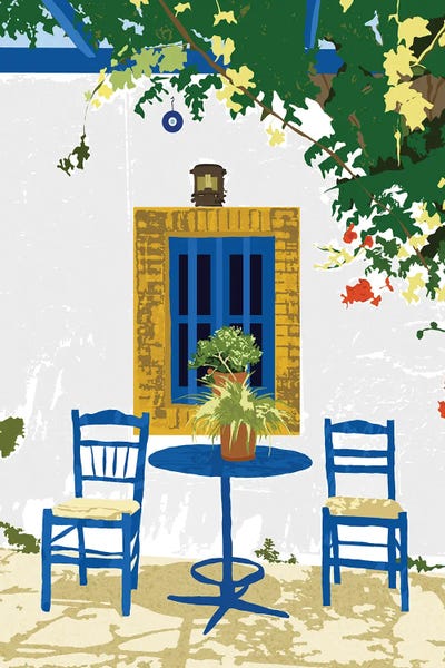 Mediterranean Décor: Greek Vacay For Two by 83 Oranges