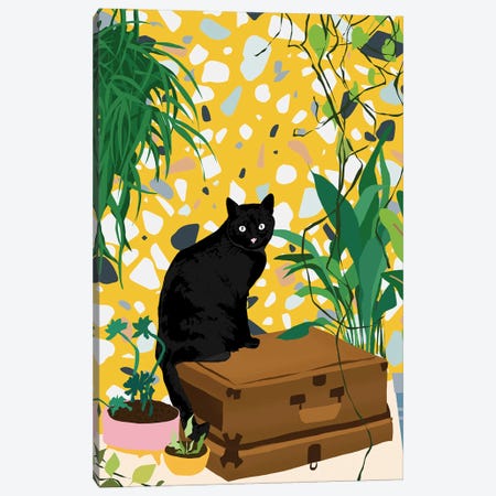 Urban Jungle Cat Canvas Print #UMA2089} by 83 Oranges Art Print