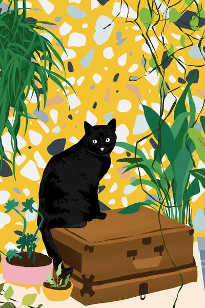 Fine Art Print: Urban Jungle Cat by 83 Oranges