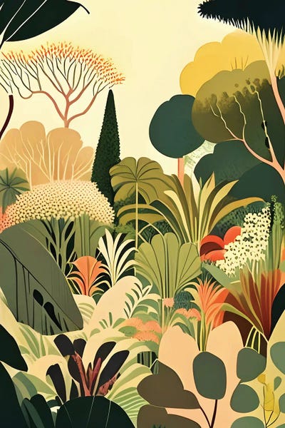 Pastel Garden by 83 Oranges art print