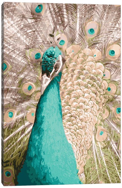On My Way To Wonderland Canvas Art Print - Peacock Art