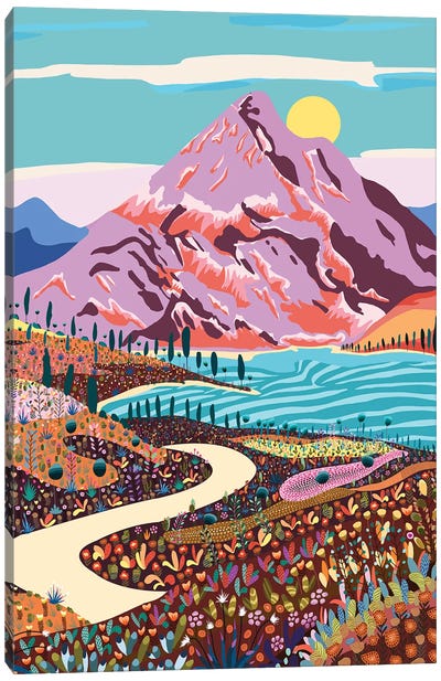 Alice In Wonder Valley Canvas Art Print - Mountain Art