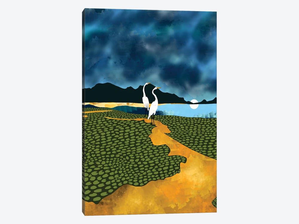Great Egrets On Honeymoon Island by 83 Oranges 1-piece Art Print